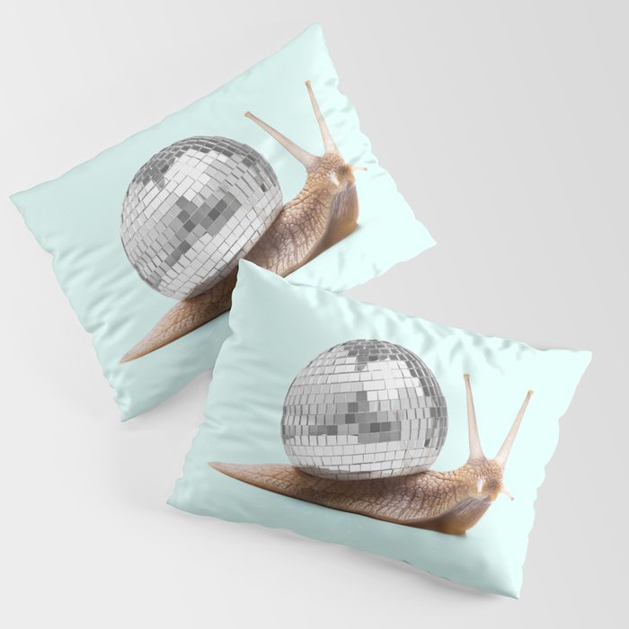 DISCO SNAIL Pillow Sham Gallery Image 3