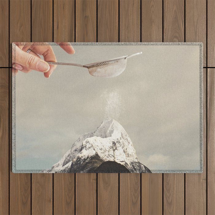 Sifted Summit - MP II Snow Sugar on Mountain Peak Outdoor Rug Gallery Image 1