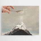 Sifted Summit - MP II Snow Sugar on Mountain Peak Jigsaw Puzzle Gallery Image 1