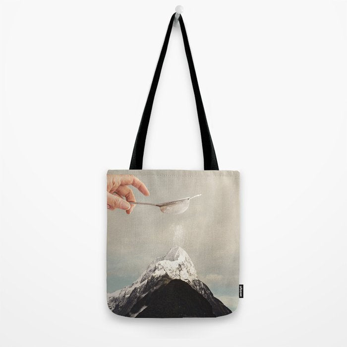 Sifted Summit - MP II Snow Sugar on Mountain Peak Tote Bag Gallery Image 2