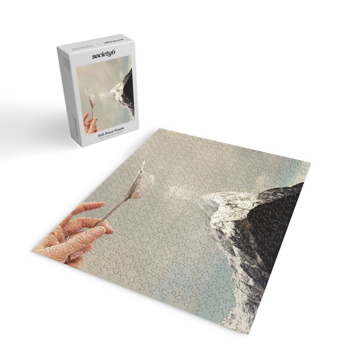 Sifted Summit - MP II Snow Sugar on Mountain Peak Jigsaw Puzzle Gallery Image 2