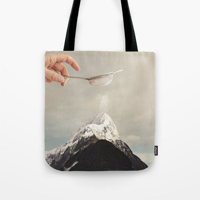 Sifted Summit - MP II Snow Sugar on Mountain Peak Tote Bag Gallery Image 1