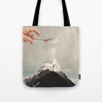 Sifted Summit - MP II Snow Sugar on Mountain Peak Tote Bag Gallery Image 1