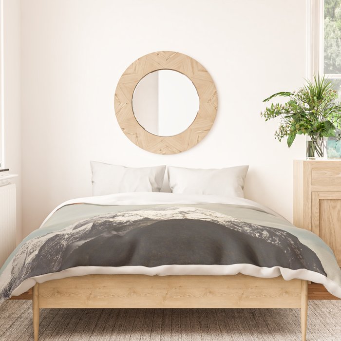 Sifted Summit - MP II Snow Sugar on Mountain Peak Duvet Cover Gallery Image 3