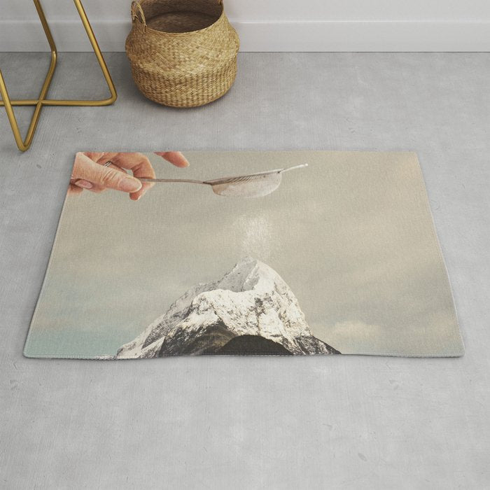 Sifted Summit - MP II Snow Sugar on Mountain Peak Rug Gallery Image 1
