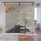 Sifted Summit - MP II Snow Sugar on Mountain Peak Wall Mural Gallery Image 1