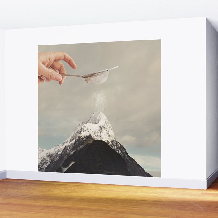Sifted Summit - MP II Snow Sugar on Mountain Peak Wall Mural Gallery Image 2