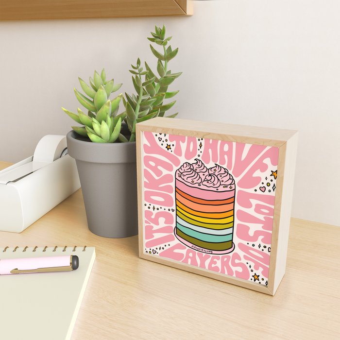 Lots of Layers Mini Art Print Gallery Image 2