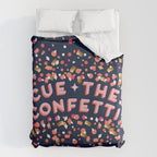 Cue the Confetti - Navy Palette Duvet Cover Gallery Image 6