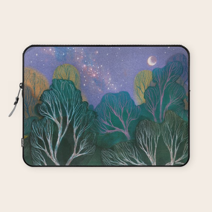 Starlit Woods Laptop Sleeve Gallery Image 1