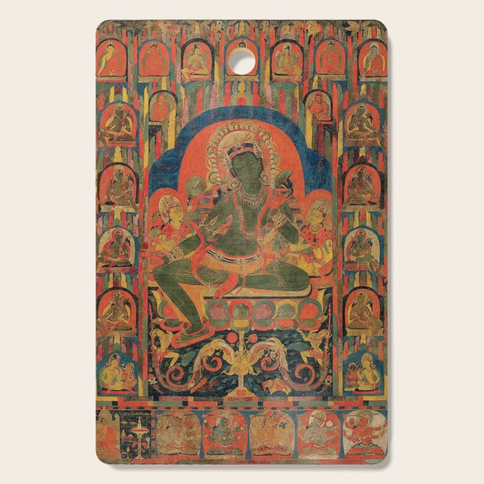 Hindu Krishna Tapestry Cutting Board Gallery Image 1
