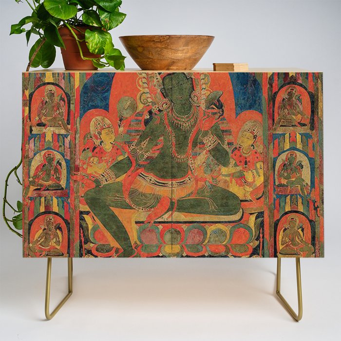 Hindu Krishna Tapestry Credenza Gallery Image 1