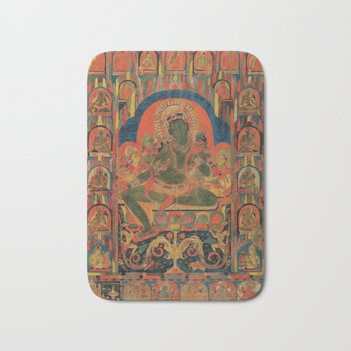 Hindu Krishna Tapestry Bath Mat Gallery Image 1