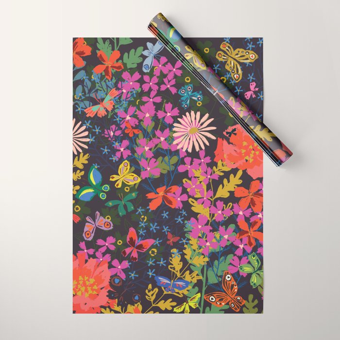 Midnight Garden Wrapping Paper Gallery Image 1