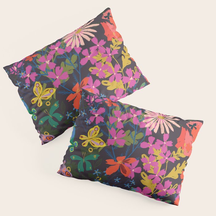 Midnight Garden Pillow Sham Gallery Image 1