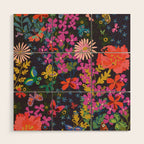 Midnight Garden Wood Wall Art Gallery Image 1