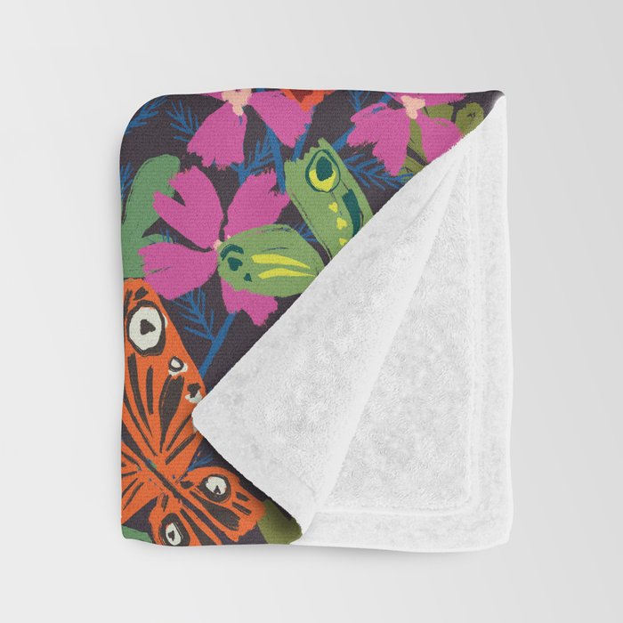 Midnight Garden Throw Blanket Gallery Image 3