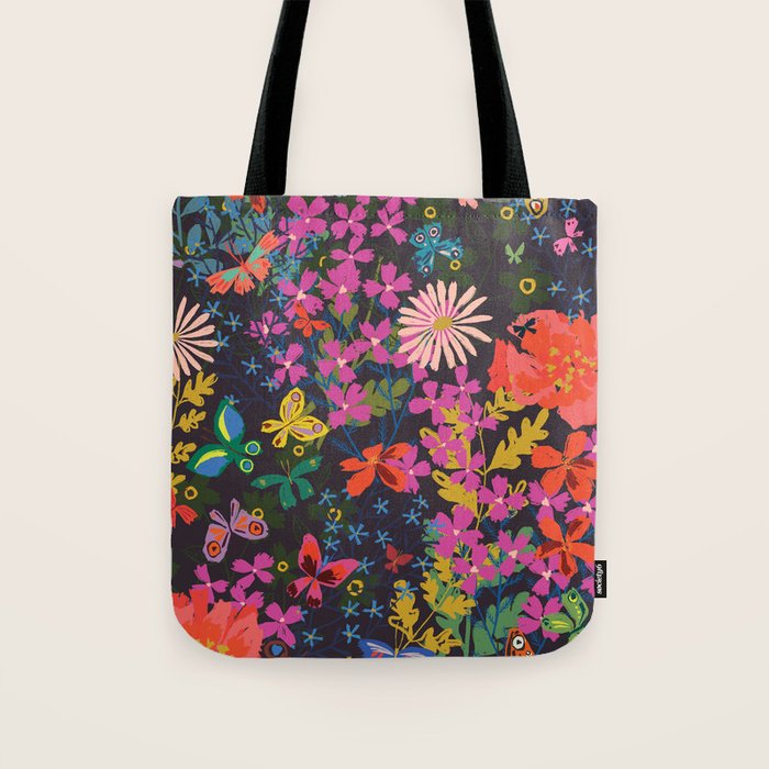 Midnight Garden Tote Bag Gallery Image 1