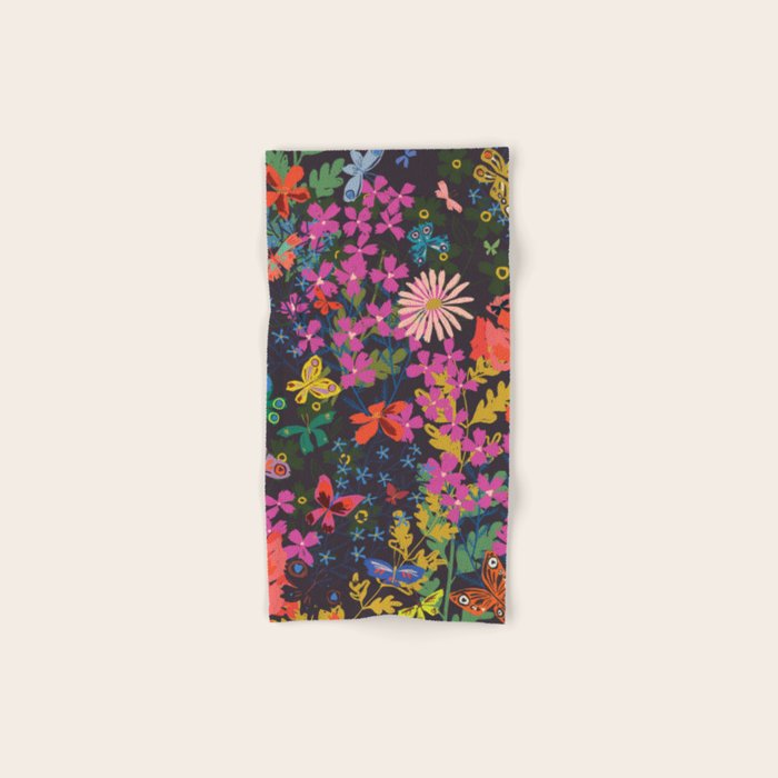 Midnight Garden Bath Towel Gallery Image 1