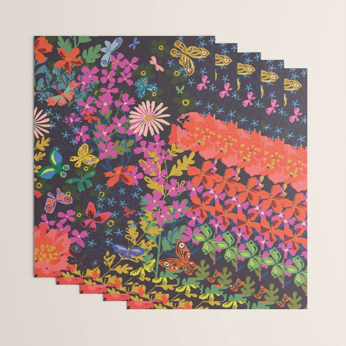 Midnight Garden Wrapping Paper Gallery Image 3