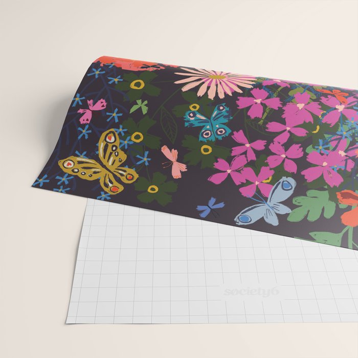 Midnight Garden Wrapping Paper Gallery Image 2
