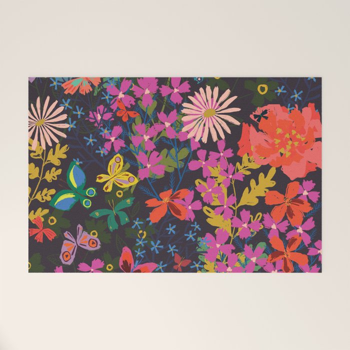 Midnight Garden Welcome Mat Gallery Image 1