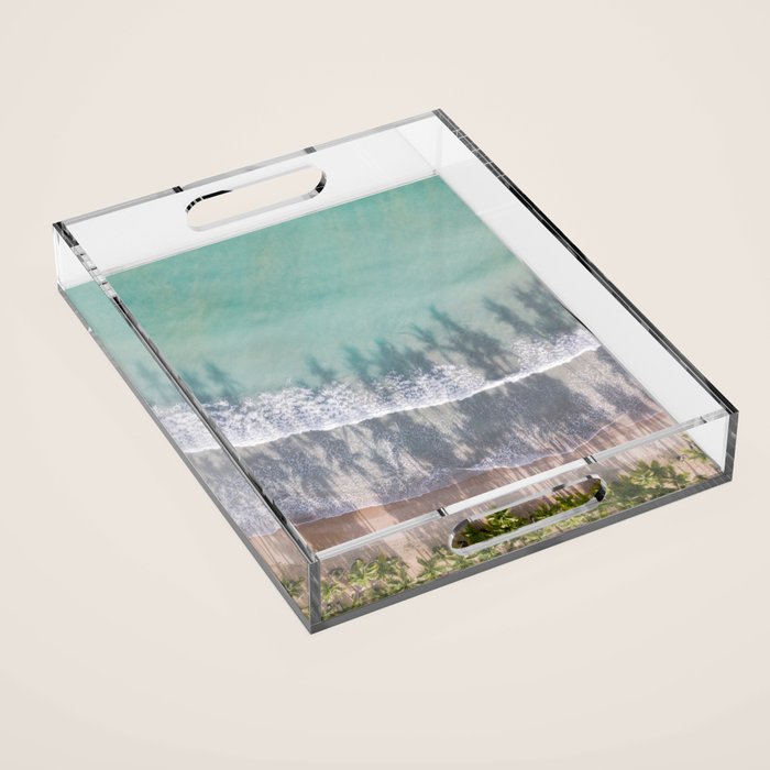 Turquoise water | Tropical travel photography | The Dominican Republic Acrylic Tray Gallery Image 1