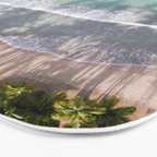 Turquoise water | Tropical travel photography | The Dominican Republic Bath Mat Gallery Image 3