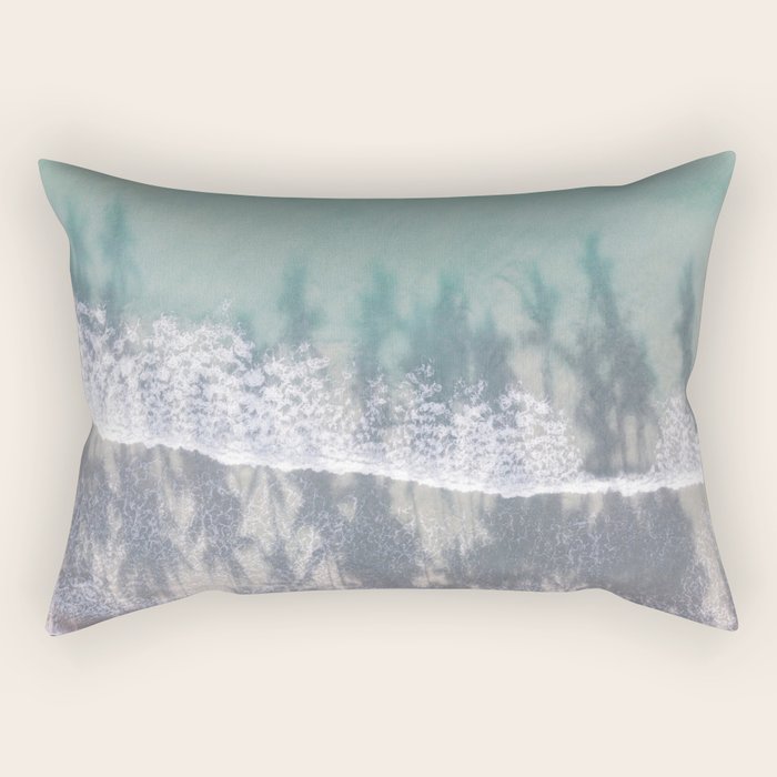 Turquoise water | Tropical travel photography | The Dominican Republic Rectangular Pillow Gallery Image 1