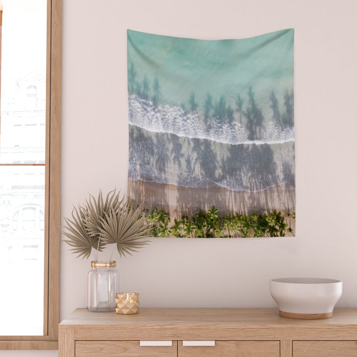 Turquoise water | Tropical travel photography | The Dominican Republic Wall Tapestry Gallery Image 2