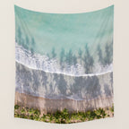 Turquoise water | Tropical travel photography | The Dominican Republic Wall Tapestry Gallery Image 4