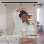 With a Flower Wall Mural Gallery Image 1