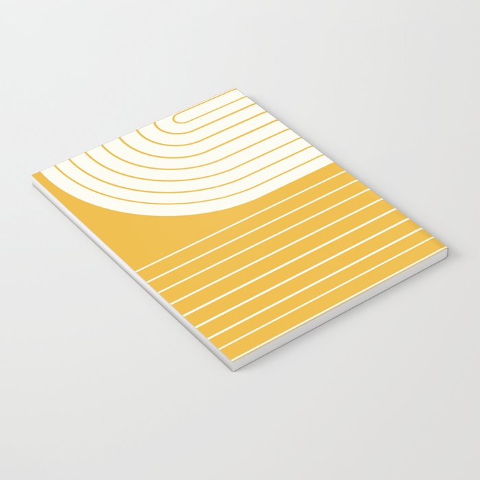 Two Tone Line Curvature LXXXIII Notebook Gallery Image 3