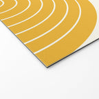 Two Tone Line Curvature LXXXIII Welcome Mat Gallery Image 2