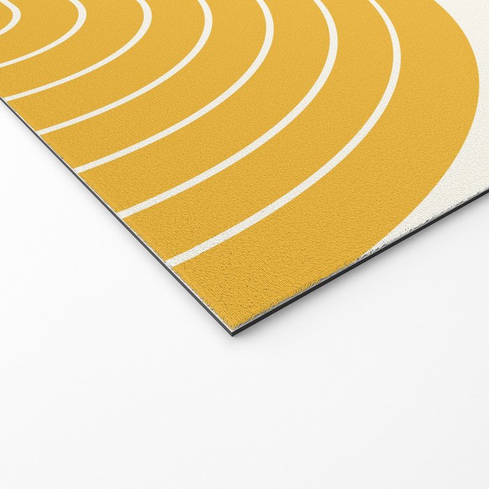 Two Tone Line Curvature LXXXIII Welcome Mat Gallery Image 2