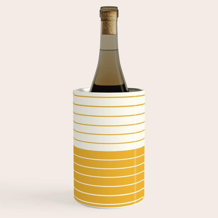 Two Tone Line Curvature LXXXIII Wine Chiller Gallery Image 1