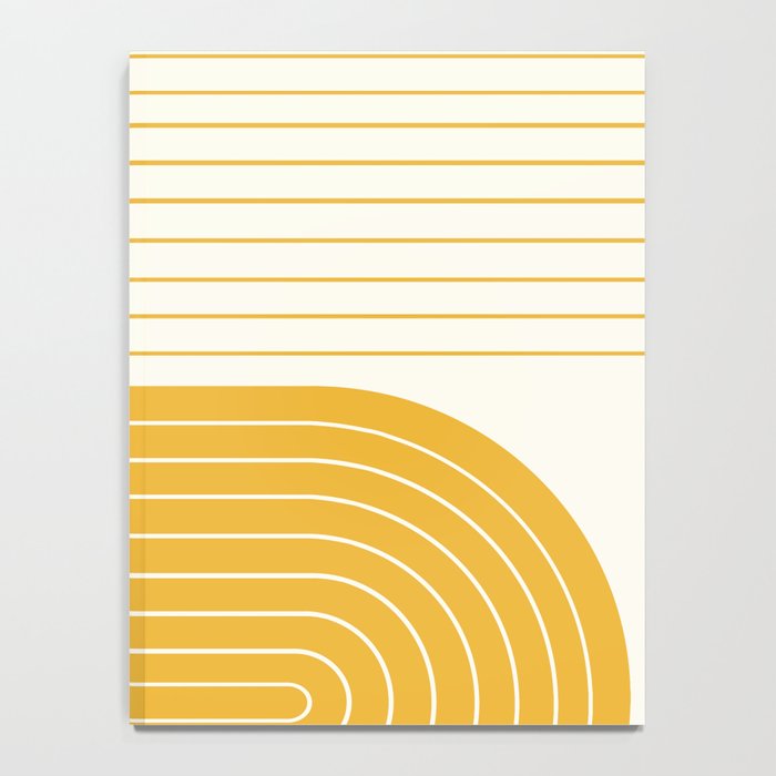 Two Tone Line Curvature LXXXIII Notebook Gallery Image 4