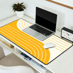 Two Tone Line Curvature LXXXIII Desk Mat Gallery Image 2