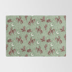 Cowboys and Cacti - sage Rug Gallery Image 2