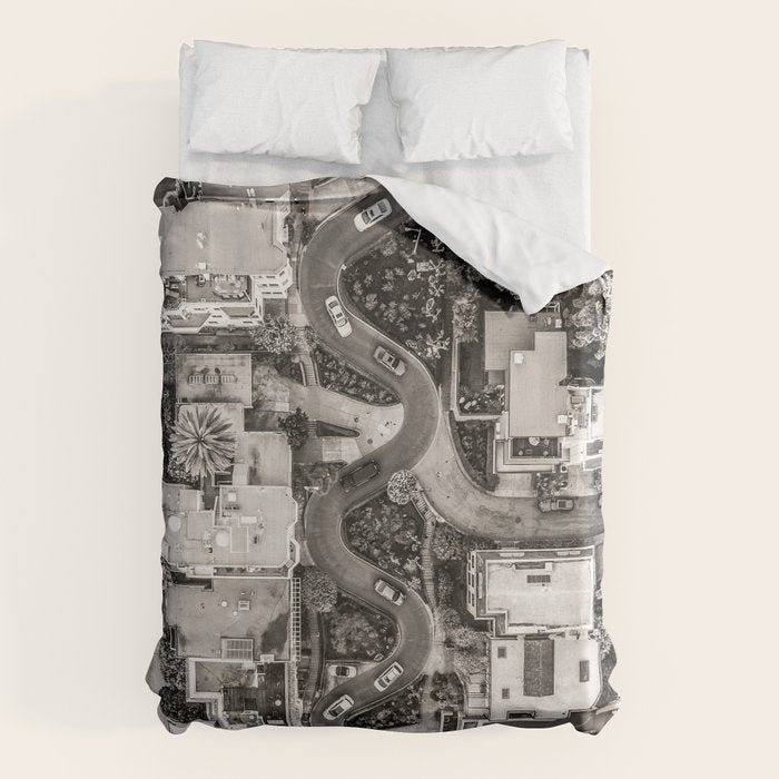 Lombard Street, San Francisco Duvet Cover Gallery Image 6