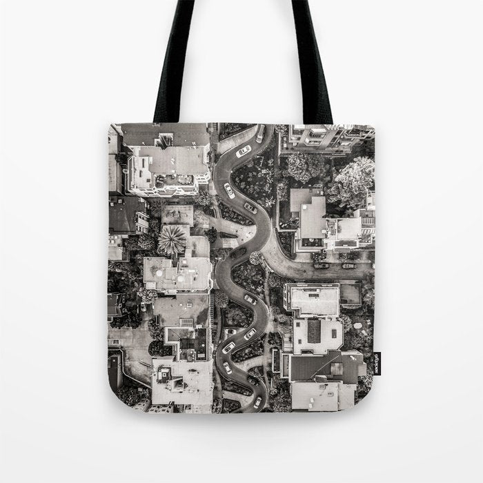 Lombard Street, San Francisco Tote Bag Gallery Image 1