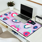 Milagro love heart - Lavender Desk Mat Gallery Image 2