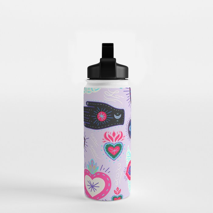 Milagro love heart - Lavender Water Bottle Gallery Image 2