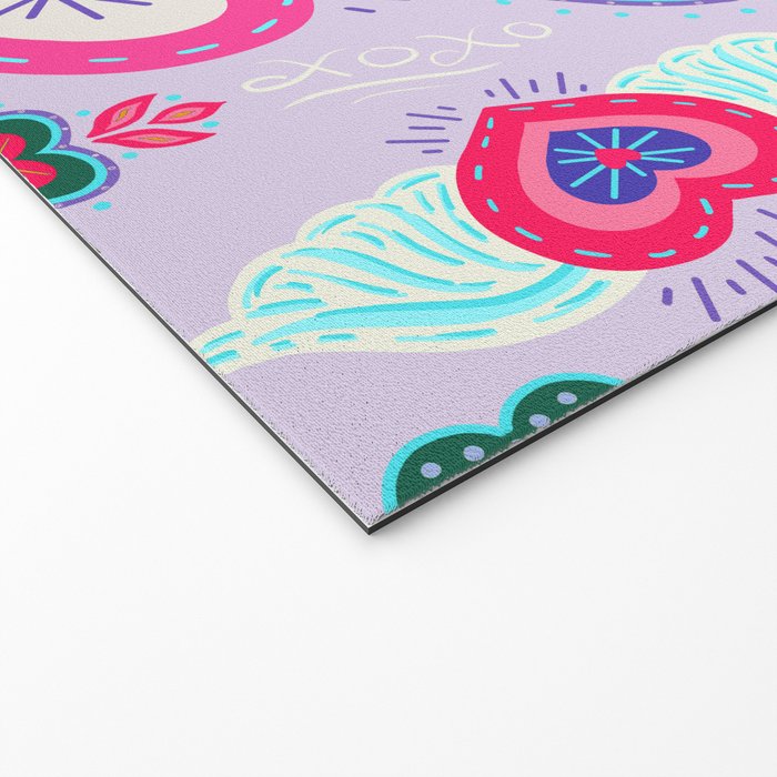 Milagro love heart - Lavender Welcome Mat Gallery Image 2