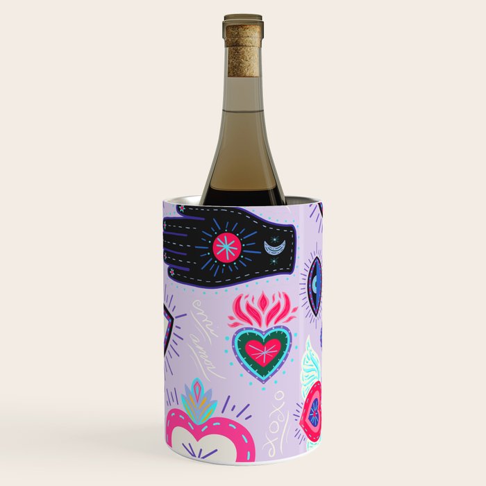 Milagro love heart - Lavender Wine Chiller Gallery Image 3