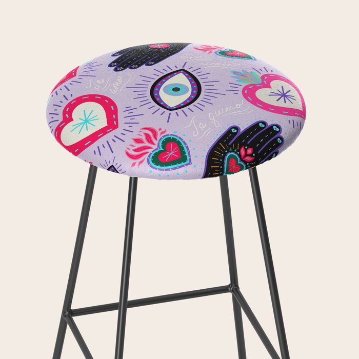 Milagro love heart - Lavender Stool Gallery Image 2