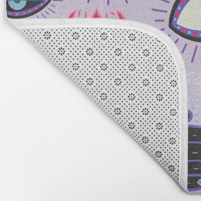 Milagro love heart - Lavender Bath Mat Gallery Image 2