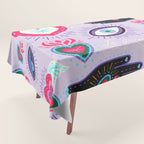 Milagro love heart - Lavender Tablecloth Gallery Image 1