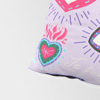 Milagro love heart - Lavender Pillow Sham Gallery Image 4