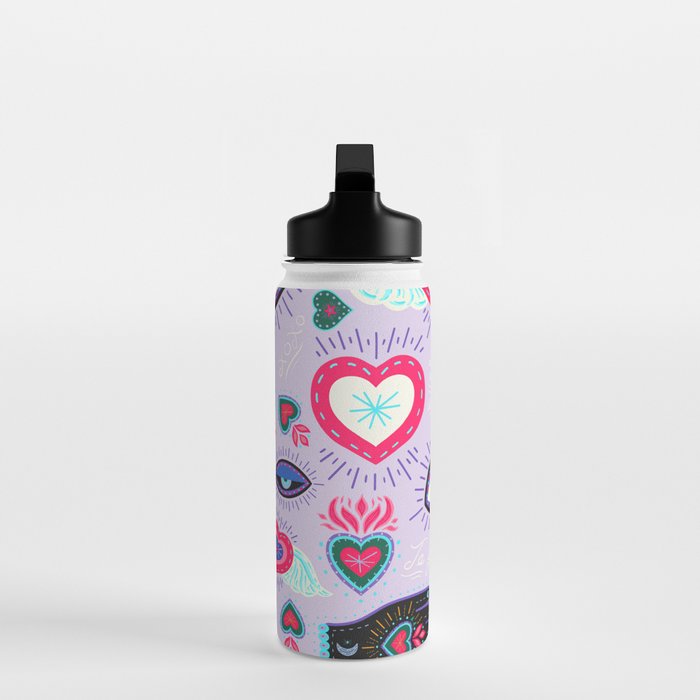 Milagro love heart - Lavender Water Bottle Gallery Image 3
